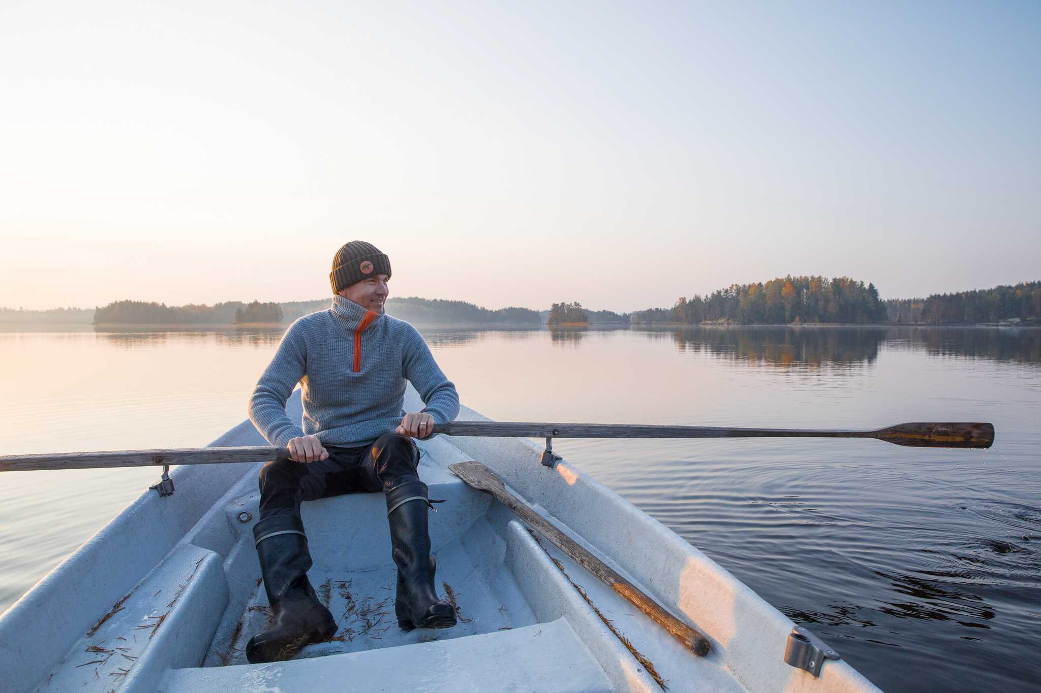Rental cottage vuokramökki Saimaa rowing soutu